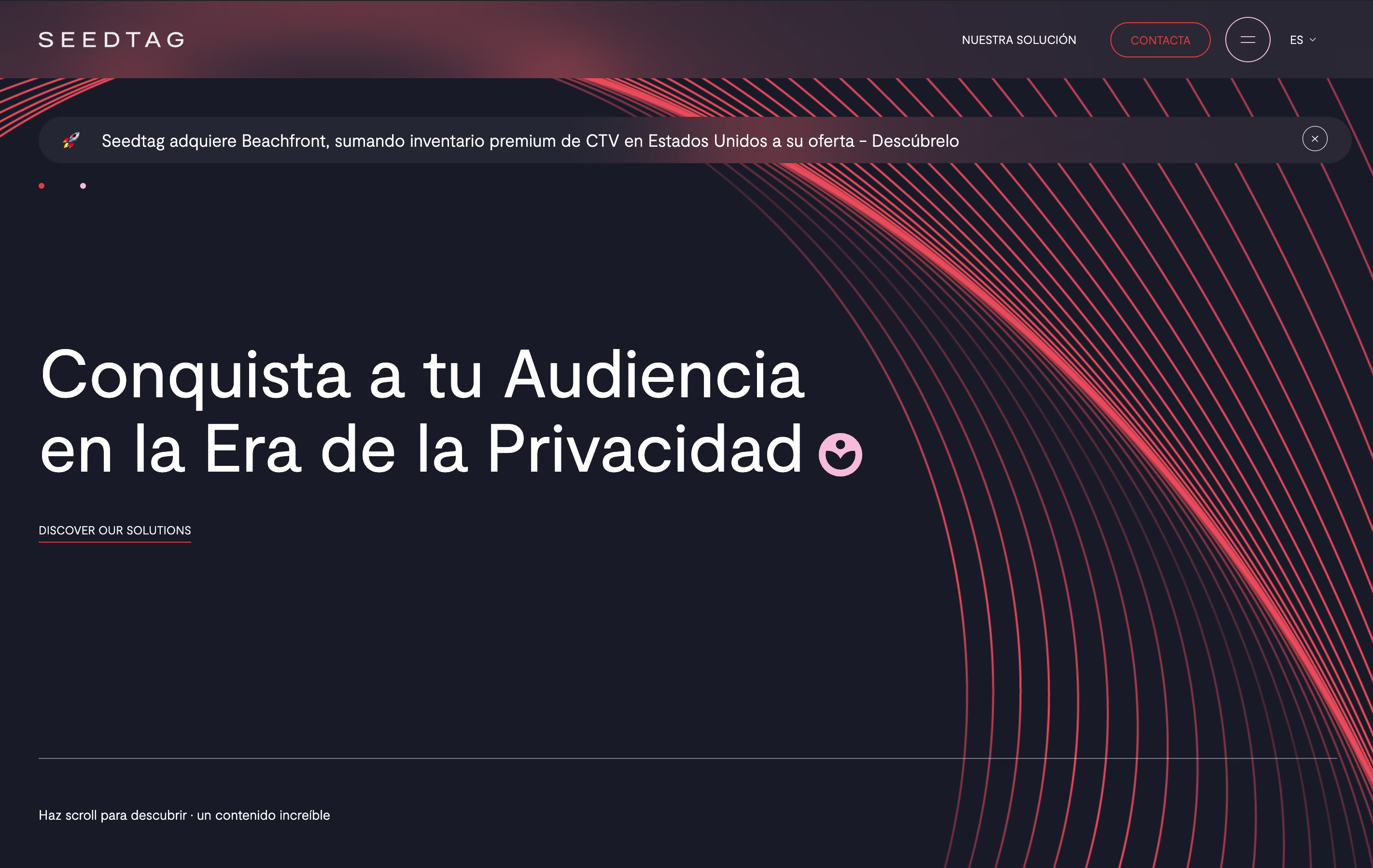 Hero home página web Seedtag